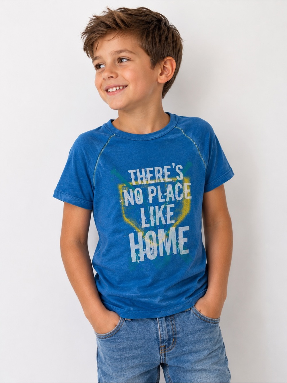 Circo Boys Blue Graphic T-Shirt “There’s No Place Like Home” Short Sleeve Size 6